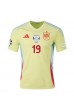 Spanje Lamine Yamal #19 Voetbaltruitje Uit tenue EK 2024 Korte Mouw
